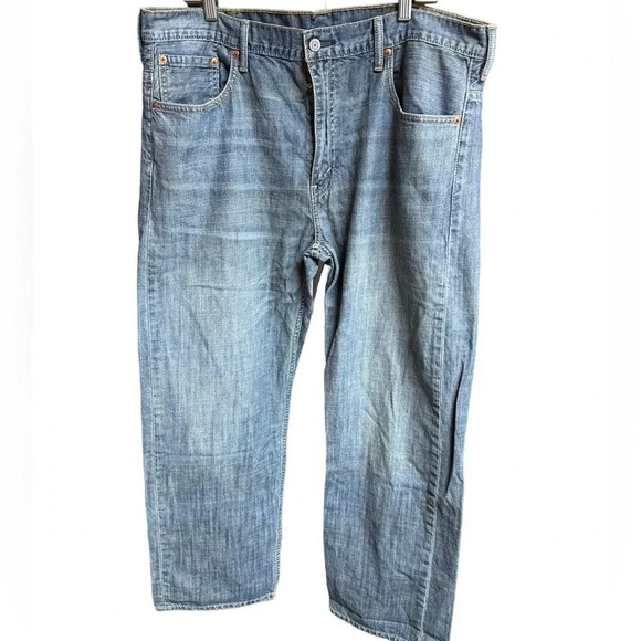 Levi’s 569 Loose Straight Grunge Denim Jeans men’s 38X32 jeans.Denim quality